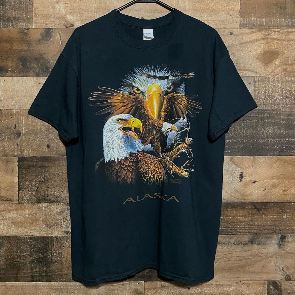 Alaska Bald Eagles T-Shirt Size L